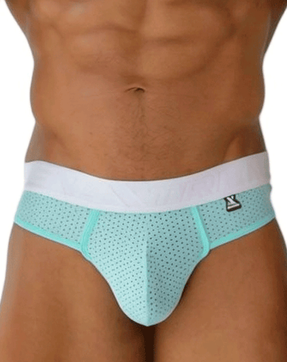 Xtremen 91268 Elite Athletic Micro-perforated Performance Thongs Seawater