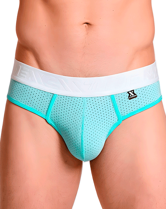 Xtremen 91268 Elite Athletic Micro-perforated Performance Thongs Seawater