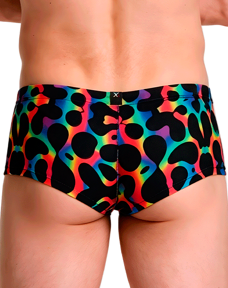 Xtremen 91283 Ultimate Low-rise Rainbow Printed Briefs Mushroom