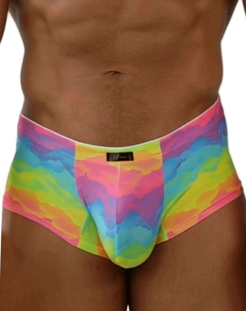 Xtremen 91283 Ultimate Low-rise Rainbow Printed Briefs Cloud