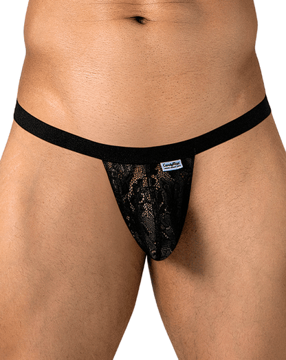 Candyman 95013 Lace Thongs Black