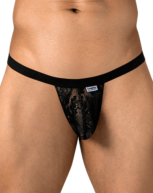 Candyman 95013 Lace Thongs Black
