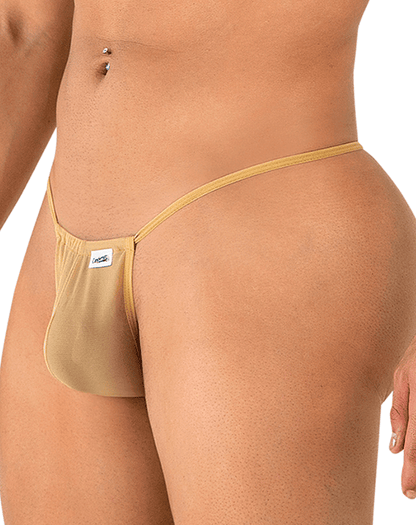 Candyman 9586 G-string Thong. Mocca Mesh