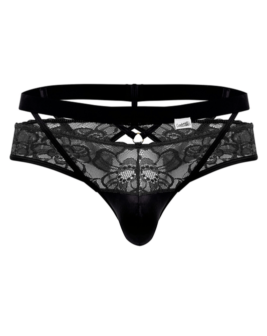 Jockstrap en dentelle Candyman 99627 Noir