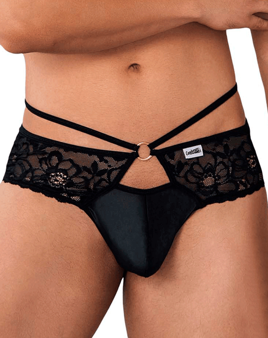 String en dentelle Candyman 99647 noir
