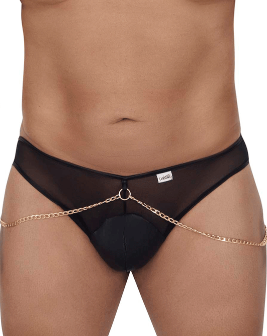 Candyman 99672x Chain Jock Briefs Schwarz