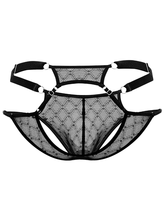 Jockstrap en dentelle Candyman 99730 Noir