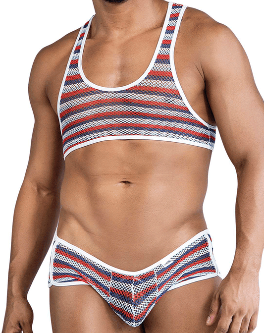 Candyman 99859 Two Piece Outfit Stripes