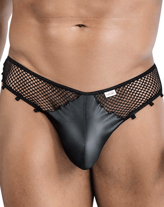 Candyman 99860 Netz-Strings, Schwarz