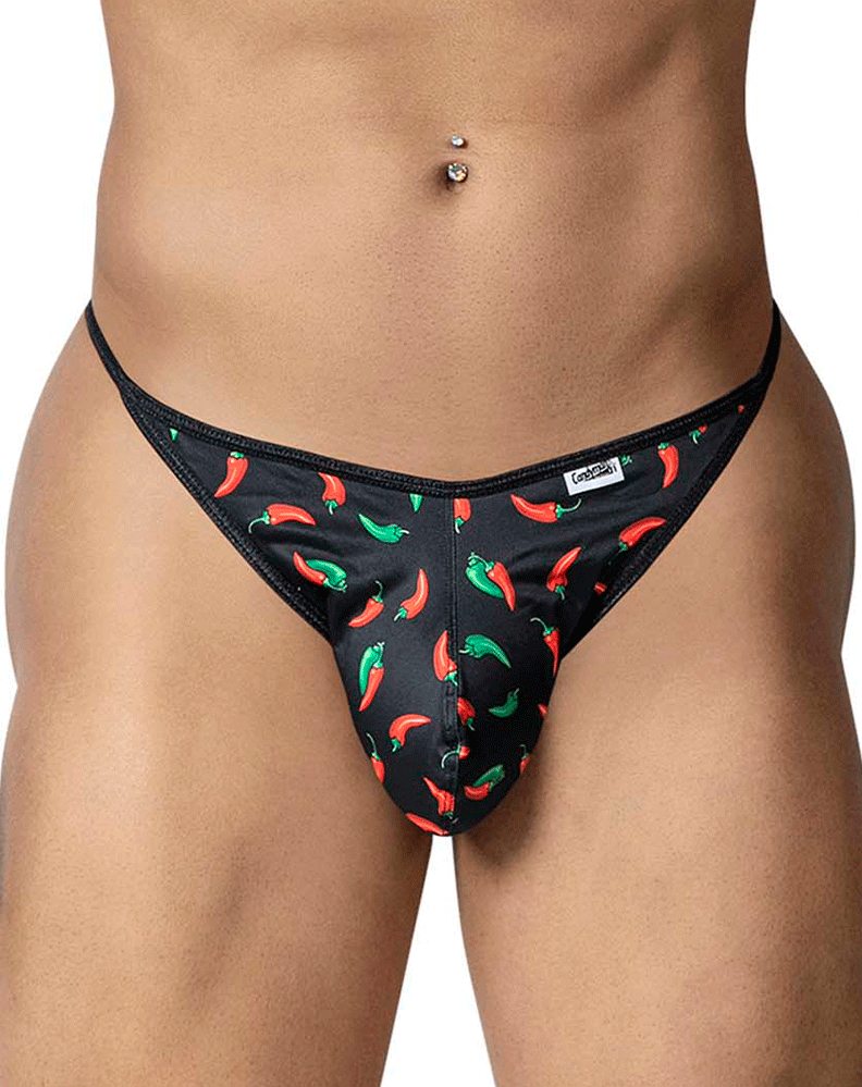 Candyman 99875 Thongs Black Print