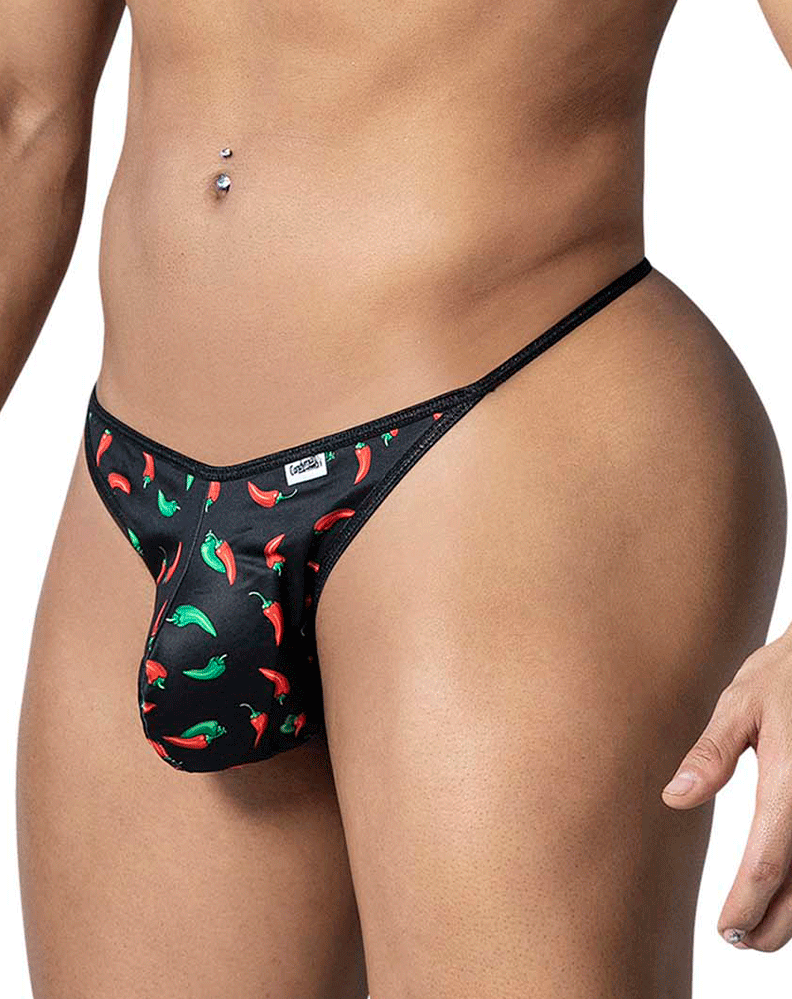 Candyman 99875 Thongs Black Print
