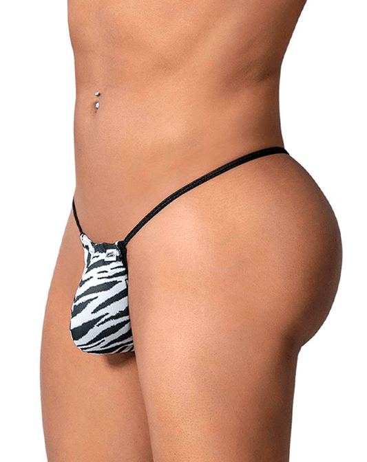 Candyman 99877 Thongs Zebra Print