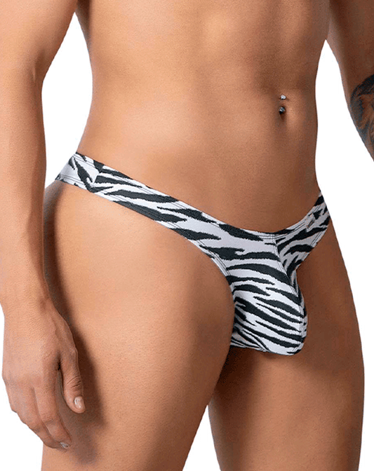 Candyman 99882 Zebra Thongs Zebra Print