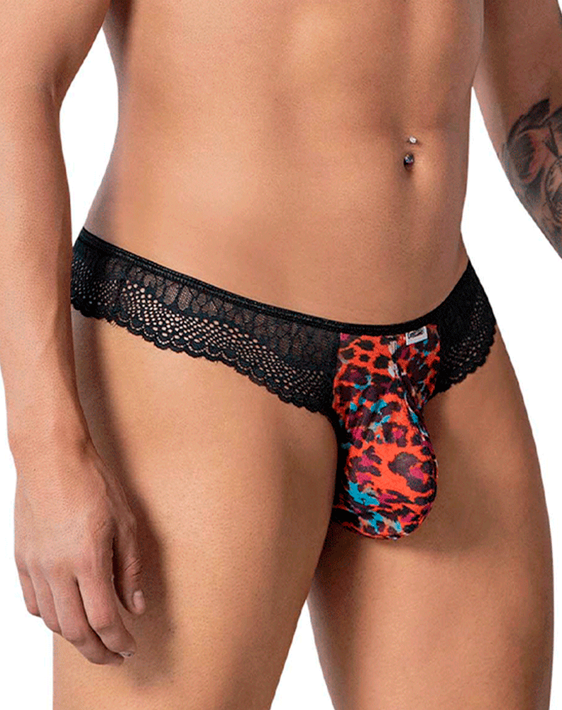 Candyman 99887 Leopard Thongs Animal Print