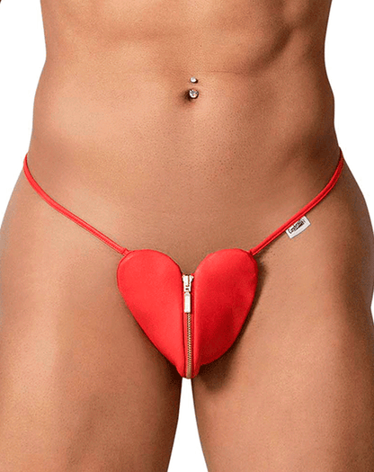 Candyman 99892 Heart Thongs Red