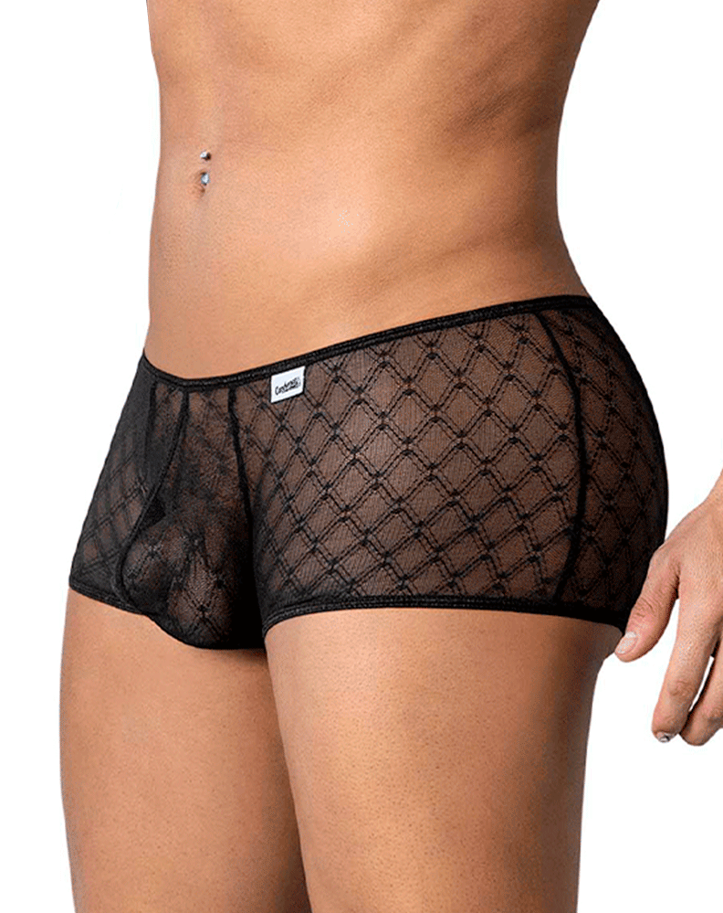 Candyman 99896 Geometric Mesh Trunks Black