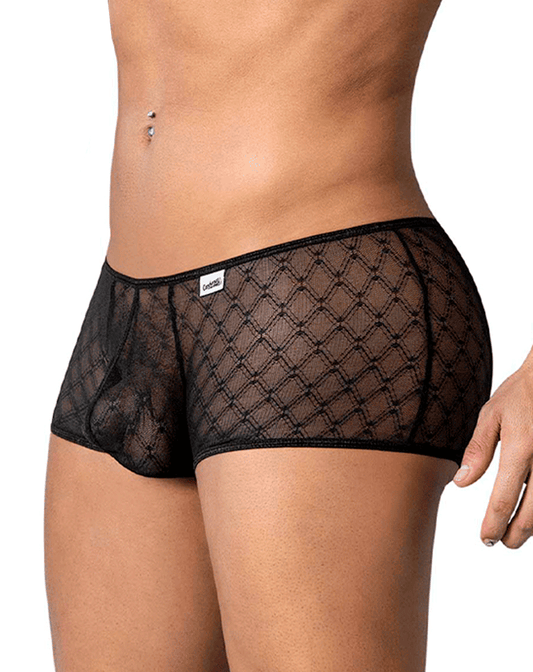 Candyman 99896 Geometric Mesh Trunks Black
