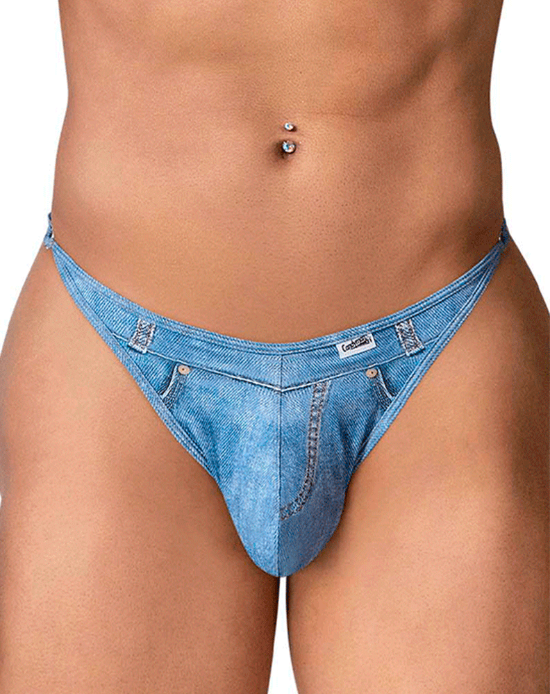 Candyman 99899 Cowboy Thongs Denim Blue