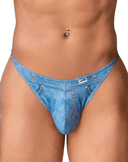 Candyman 99899 Cowboy Thongs Denim Blue