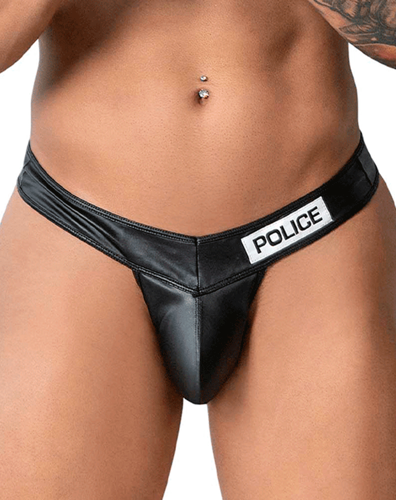Candyman 99912 Police Thongs Black