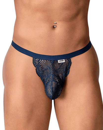 Candyman 99915 Lace Thongs Navy