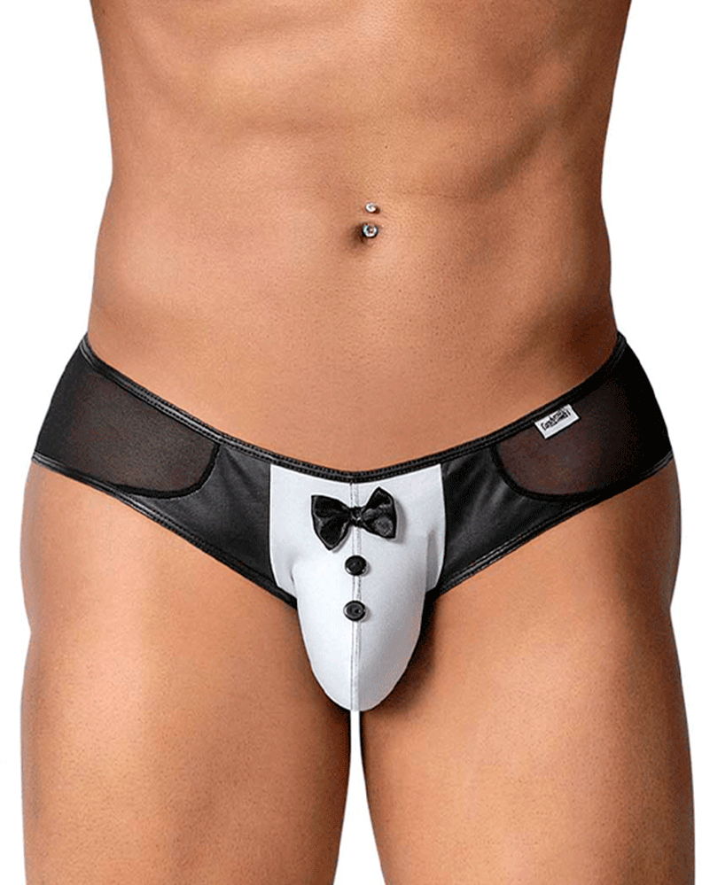 Candyman 99919 Tuxedo Briefs Black-white