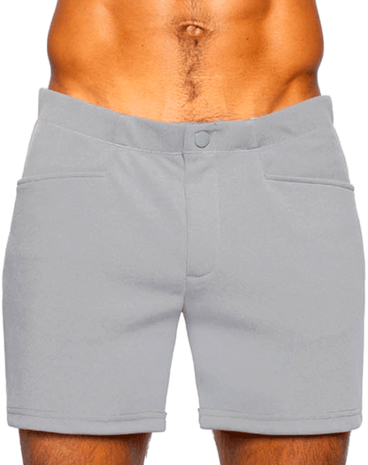 Bike Athletic Bam207 Coaches Short 5 Inch Inseam Color Gray