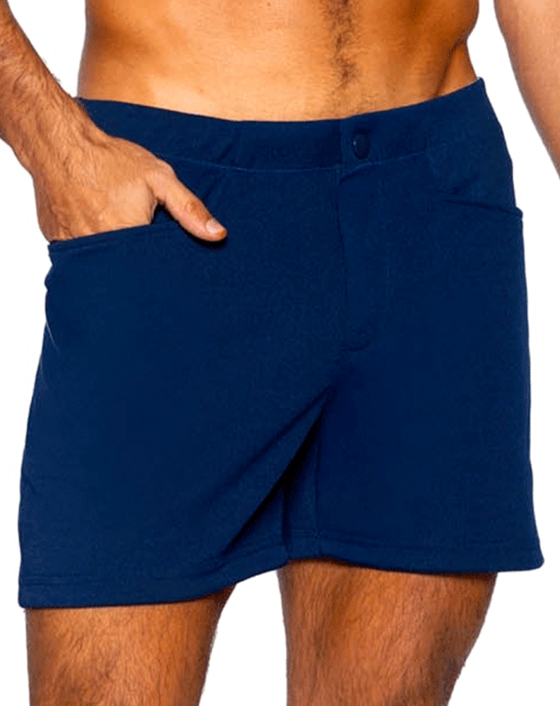 Bike Athletic Bam207 Coaches Short 5 Inch Inseam Color Navy