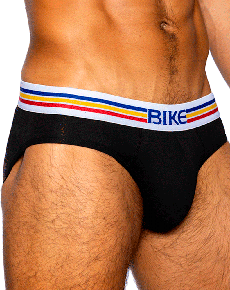 Bike Athletic Bas327 Stretch Cotton Brief Color Black