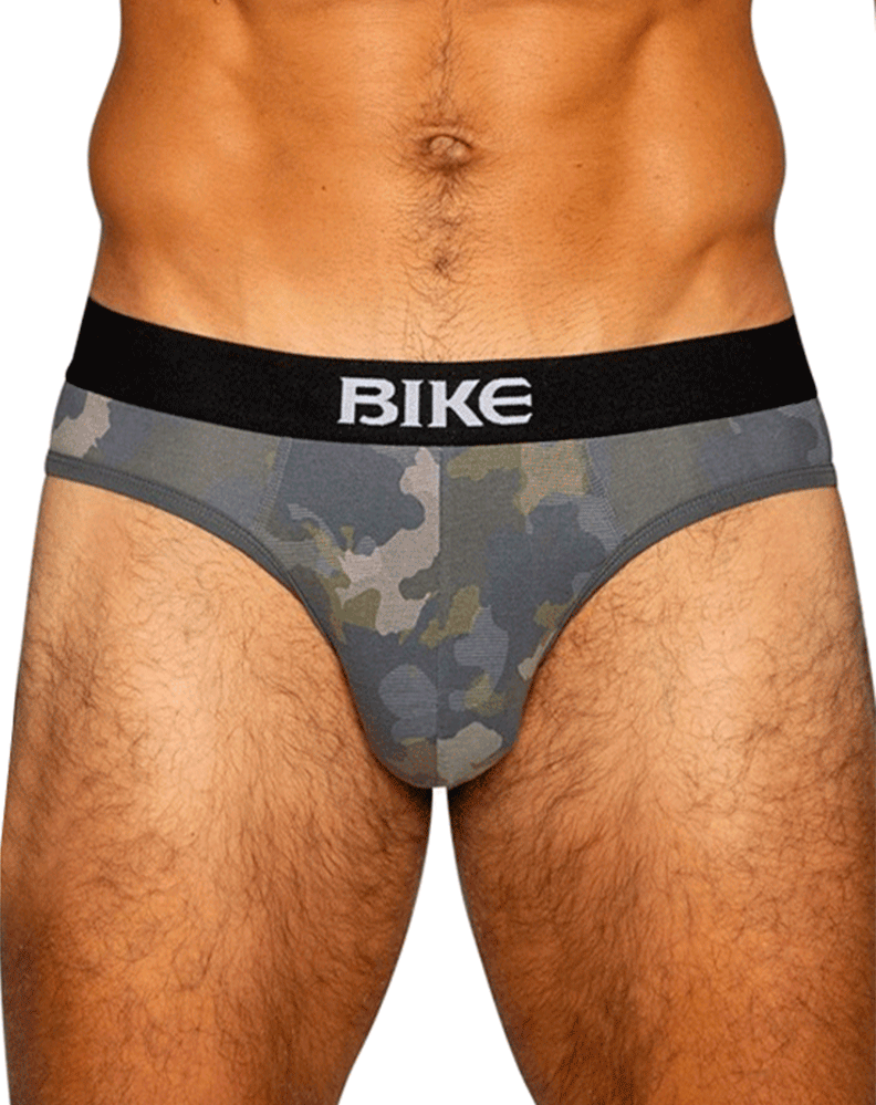 Bike Athletic Bas327 Stretch Cotton Brief Camo
