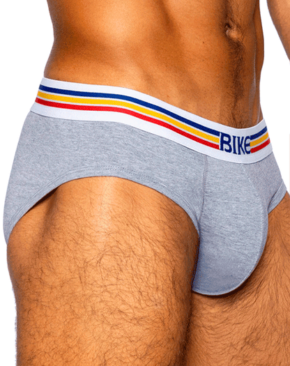 Bike Athletic Bas327 Stretch Cotton Brief Color Gray