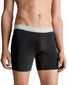 Black with Dragon Fly/Mudstone/Asphalt Grey waistband Front Calvin Klein Boxer Brief 3-Pack NB2616