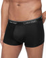 Black/Black/Black/Black/Black Front Calvin Klein Micro Stretch Low Rise Trunk 5-Pack NB3375