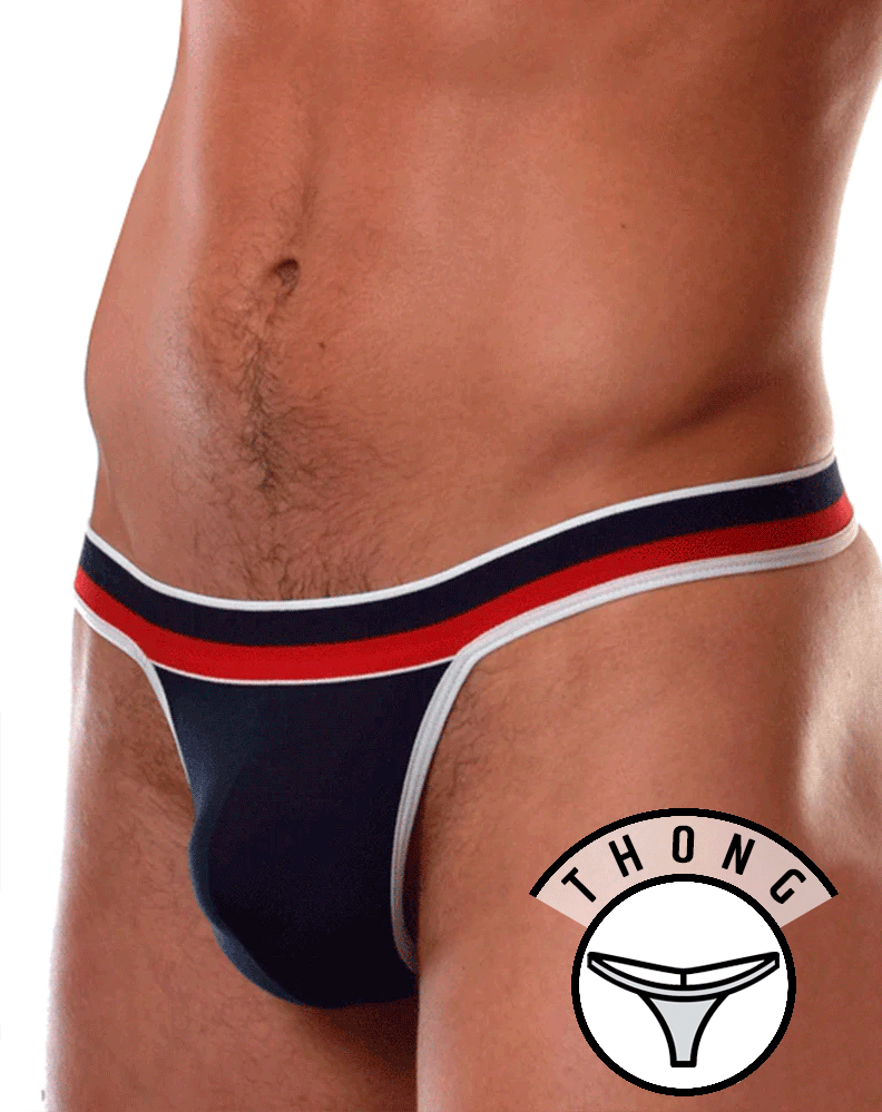 Doreanse 1218-nvy Metro Thong Navy Blue