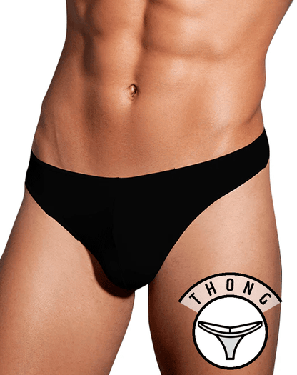 Doreanse 1280-blk Hang-loose Tanga Schwarz