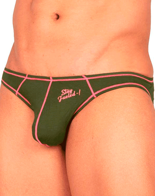 Private Structure Epus4563 Prime Eutopia Bikini Brief Olive