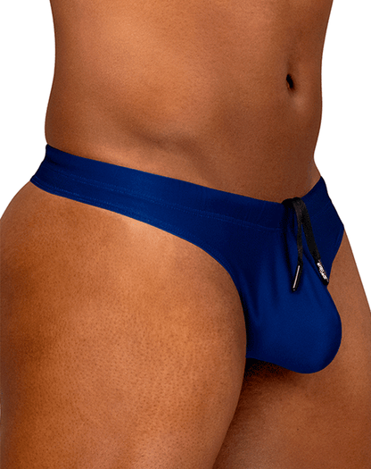 Ergowear Ew1832 Performance 4-way Stretch Men's Swim Thongs Blue Indigo