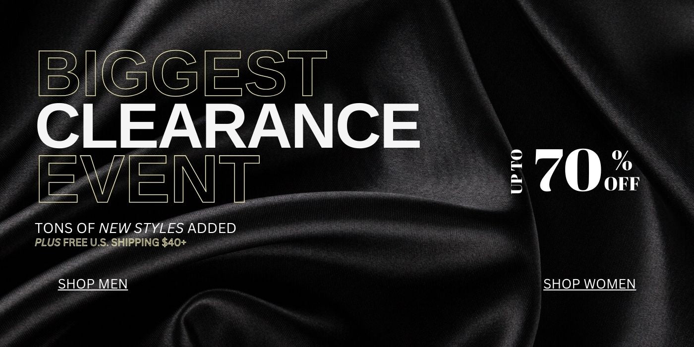 biggest clearance event up to 70% off