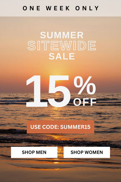 summer sitewide sale 15% OFF