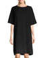 Black Front Hanes Essentials Women T-Shirt Cotton Dress 5660