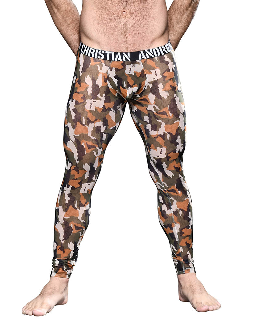 Andrew Christian Sheer Camouflage Legging w/ Almost Naked 92081