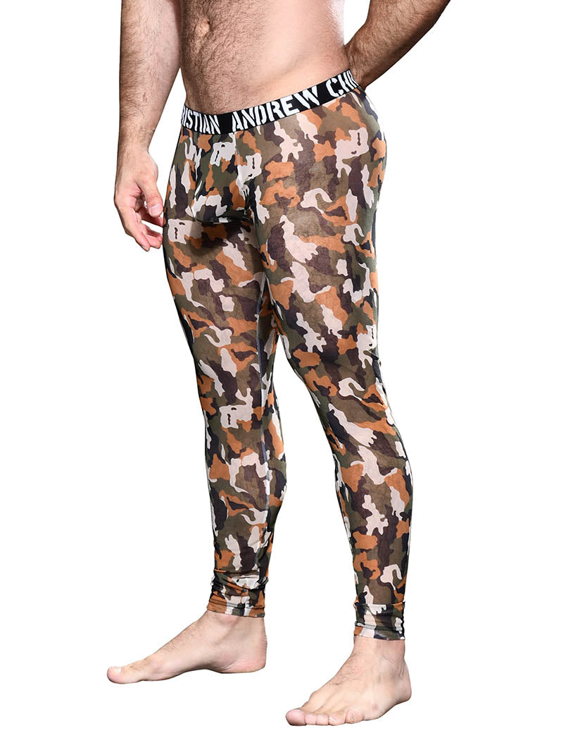 Andrew Christian Sheer Camouflage Legging w/ Almost Naked 92081