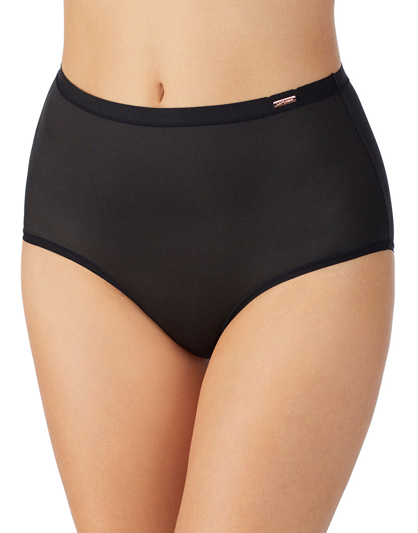 Black Front Le Mystere Infinite Comfort No Show Brief Panty 4438