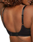 Black Back Lilyette by Bali Tailored Minimizer Bra With Lace Trim LY0428