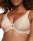 Champagne Shimmer Front Lilyette by Bali Plunge Comfort Into Minimizer Keyhole LY0904