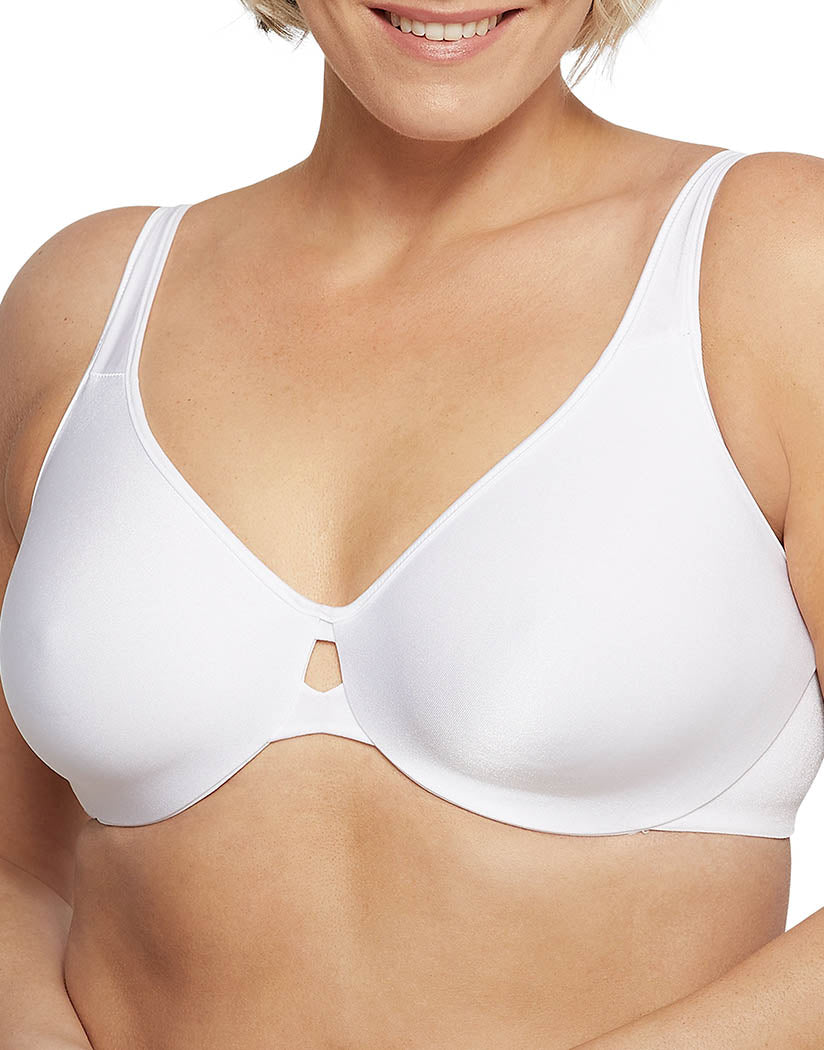 White Front Lilyette by Bali Plunge Comfort Into Minimizer Keyhole LY0904