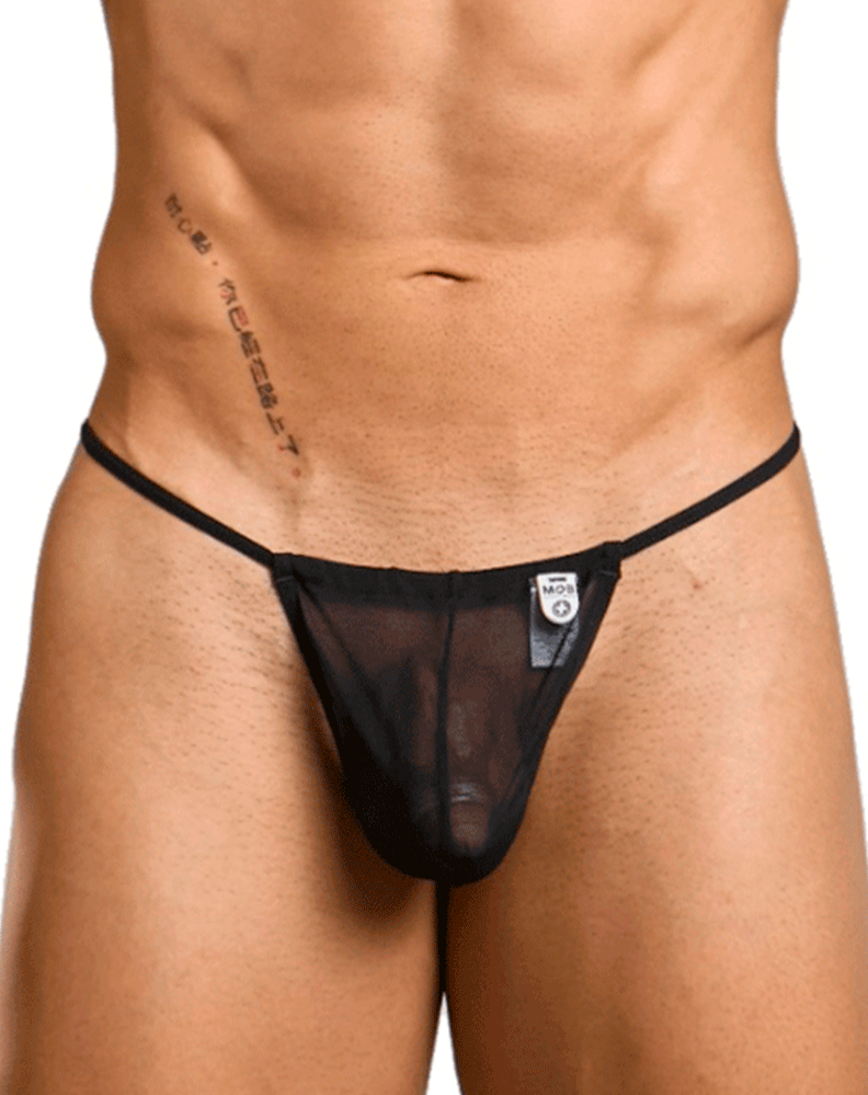 Malebasics Mbl59 Sinful Thongs Black Mesh
