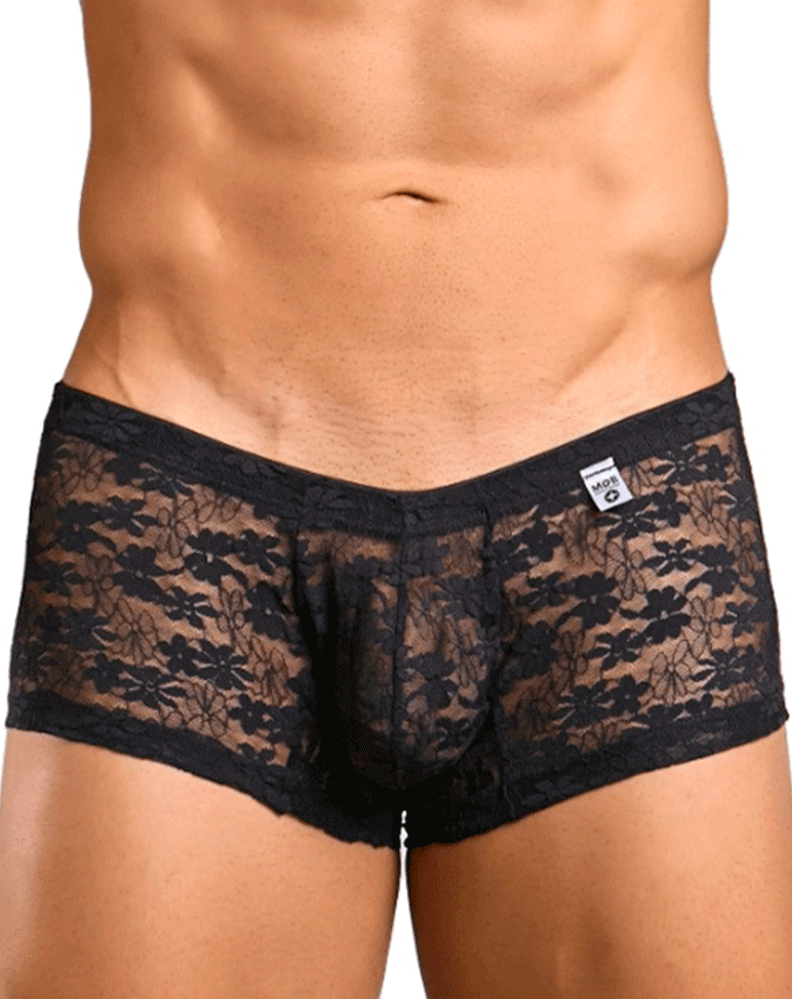 Malebasics Mbl78 Lace Trunks Black Lace