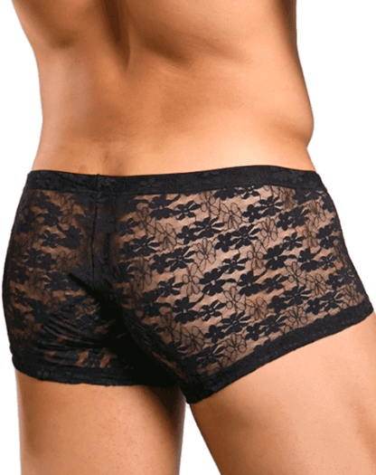 Malebasics Mbl78 Lace Trunks Black Lace