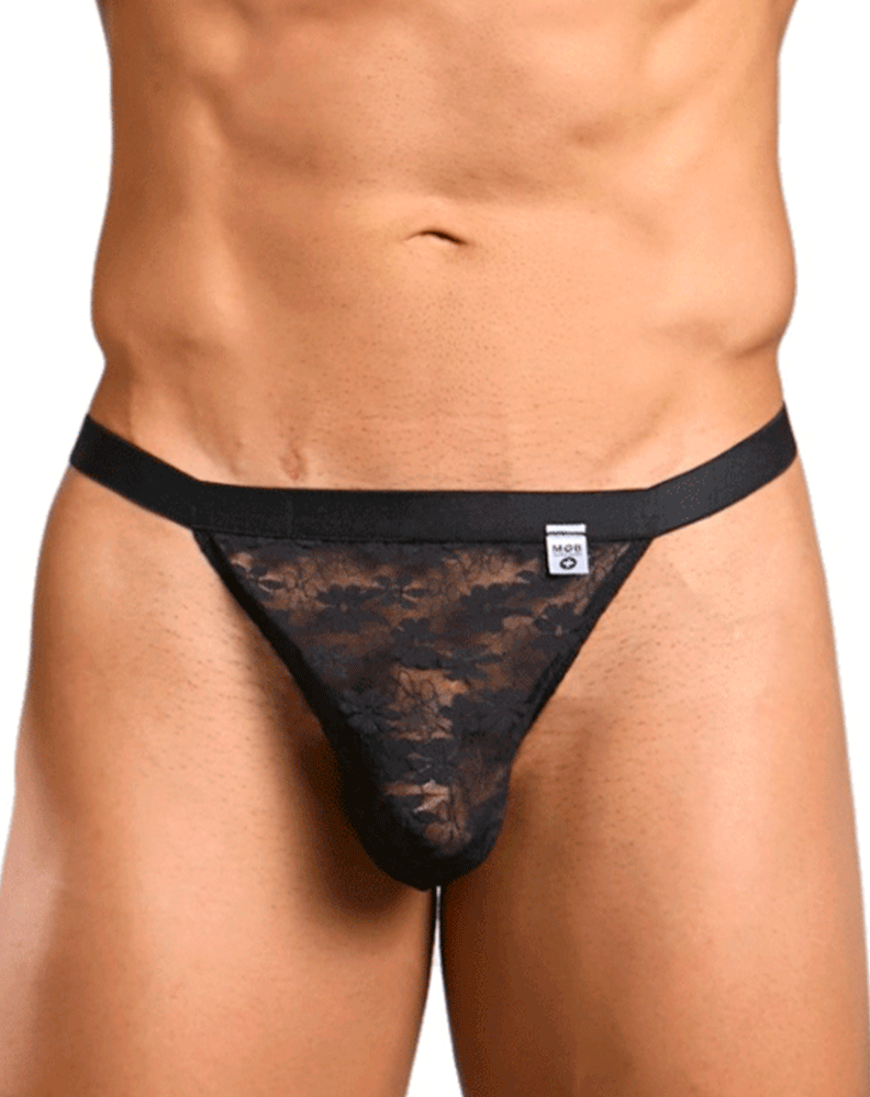 Malebasics Mbl82 Sexy Jockstrap Black Lace